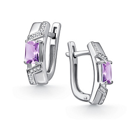 Серьги 02-4850.00АМ-00 серебро