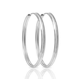 Серьги конго 52047 серебро