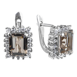 Серьги 238.19c серебро