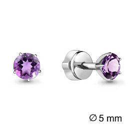 Серьги пусеты 4403704 серебро