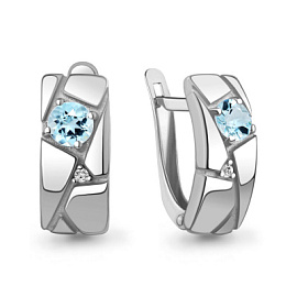 Серьги 45008202А.5 серебро