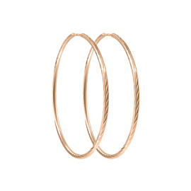 Серьги конго 52091 серебро