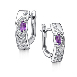 Серьги 02-4726.00АМ-00 серебро