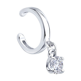 Серьги кафф 94170384 серебро