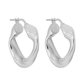 Серьги конго ISt504Ew-6315 серебро